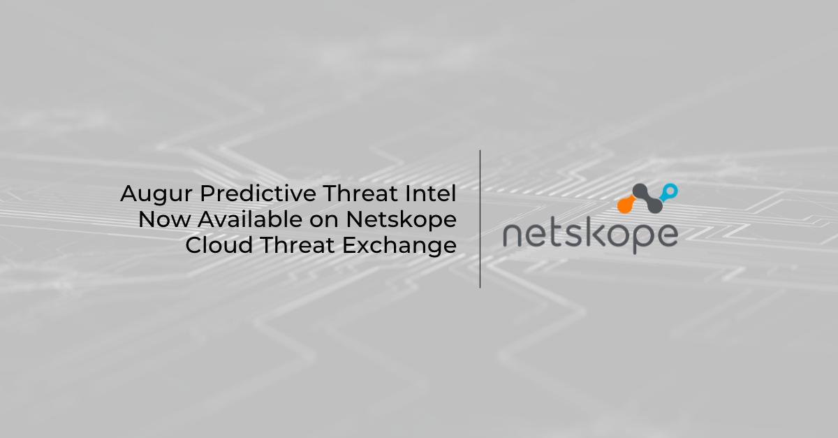 SecLytics PreCog Blog Augur Predictive Threat Intel Now Available on